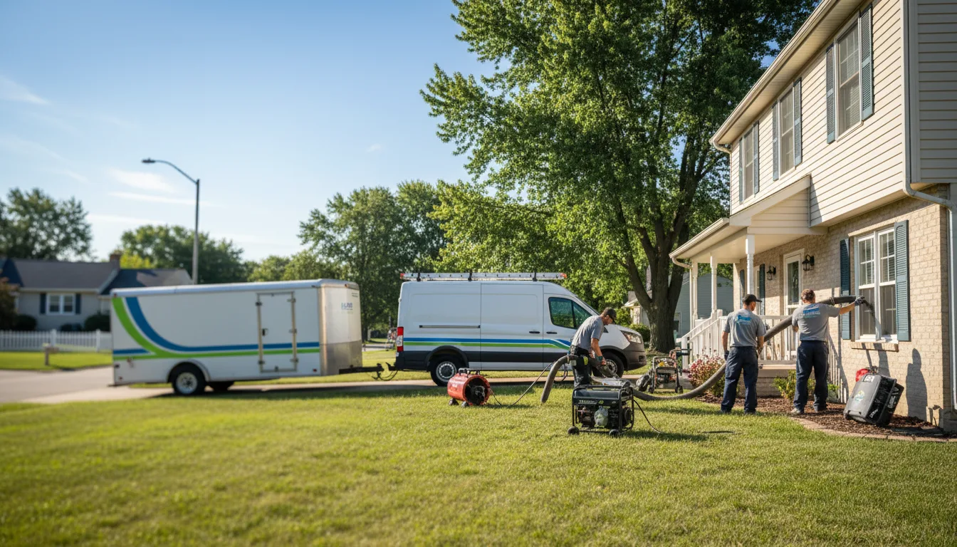 Flooded Basement Restoration And Cleanup With Repair in Holland, MO near me